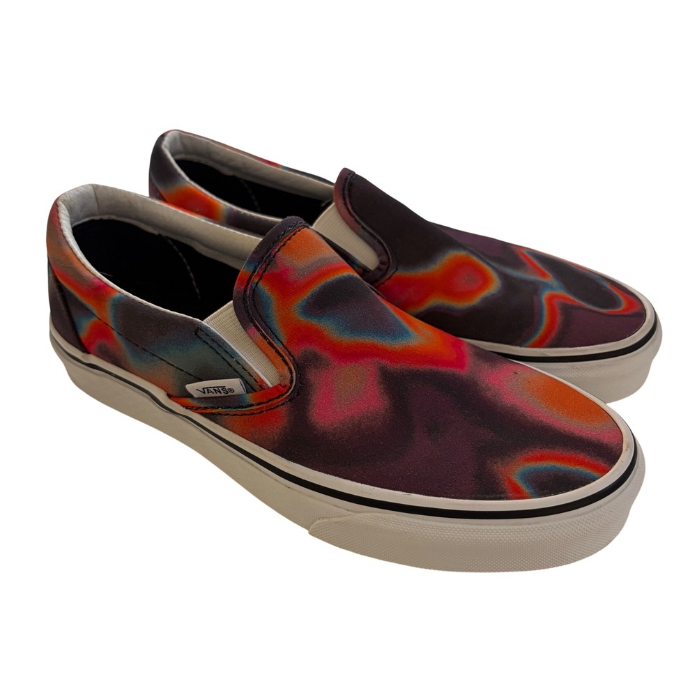 Vans Classic Slip-On Dark Aura Sneakers Multi-Color Women 7 Men 5.5